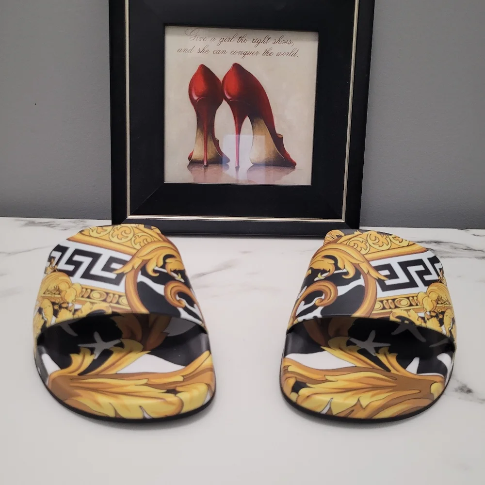 Authentic Versace Slides - Picture 2 of 5